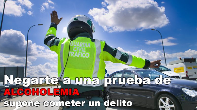 No puedes negarte a una prueba de alcoholemia