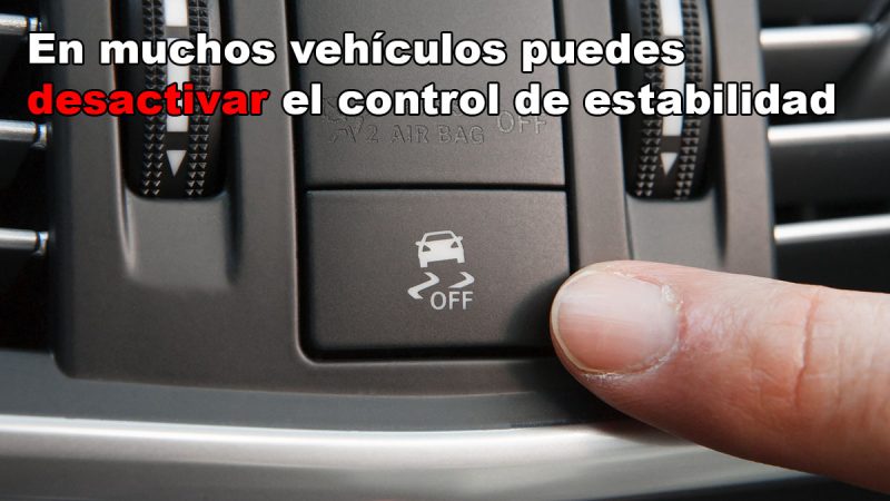 Boton de control de estabilidad ESP