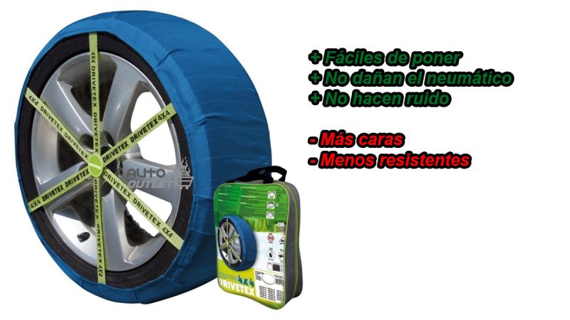 Cadenas de nieve textiles