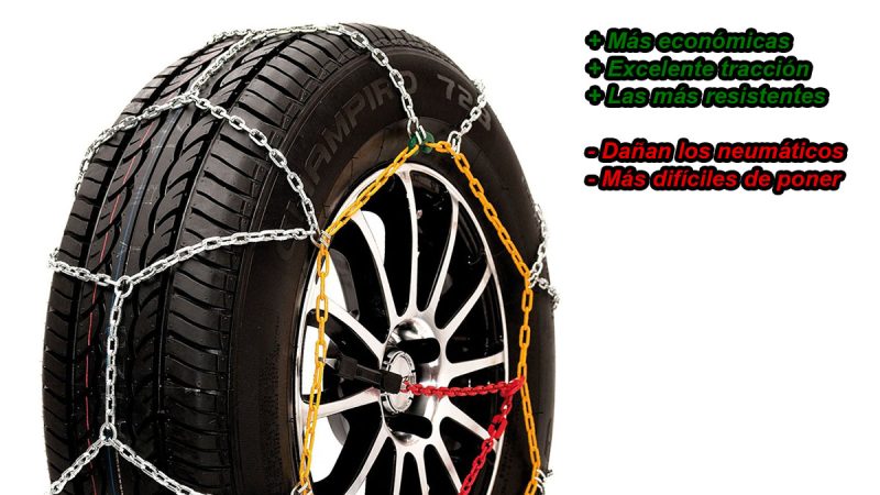 Ventajas y desventajas de las cadenas de nieve de acero