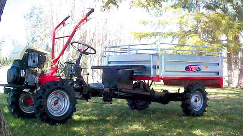 Motocultor y carro